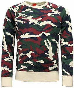 Puma Varsity Camo Crew Neck Mens Pullover Sweatshirt Jumper 