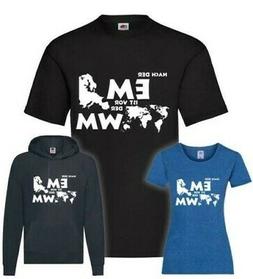 Verso Il Em &Egrave; Prima Il WM T-Shirt / Pullover / Felpa con Ca