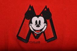 Vintage 80s Uomo Mickey Mouse Ricamato Champion Felpa XL IN 