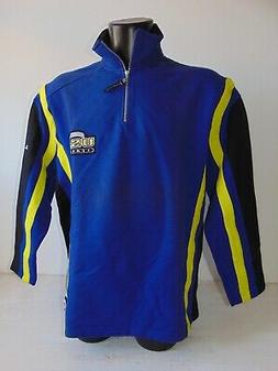 Vintage 90 CHAMPION Felpa S Maniche Lunghe Blu Larga Basket 