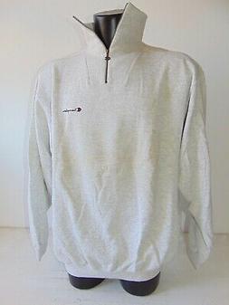 Vintage 90 CHAMPION Felpa XXL Grigio Bianco Larga Basket Hoo