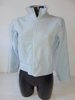 Vintage 90 CHAMPION Felpa Zip S Pile Azzurro Hoodie Caldo Gi
