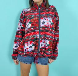 VINTAGE 90s maglione in pile natalizio maglia da per donna i
