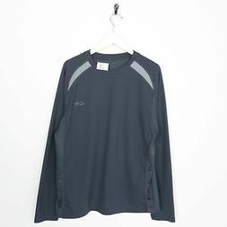 Vintage C9 Da Champion Piccolo Logo Felpa Maglione Blu Grand