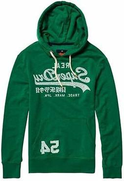 Superdry Vintage da Uomo Logo Lite Felpa con Cappuccio Magli