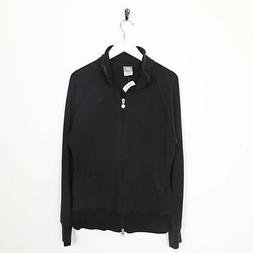Vintage Donna Nike Piccolo Logo Felpa con Cerniera Maglione 