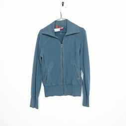 Vintage Puma Felpa con Cerniera Blu Medio M