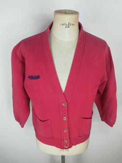 KAPPA VINTAGE MADE IN ITALY Felpa Cardigan Maglione Sweater 