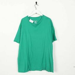 Vintage Champion Piccolo Logo T-Shirt Verde XL