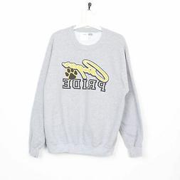 Vintage USA College Puma Pride Felpa Grigio SMALL S