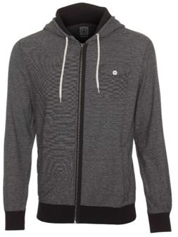 Volcom Breakout Felpa con Zip e Cappuccio/Cappuccio Nero/Bia