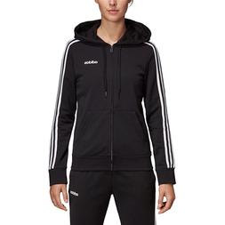 ADIDAS W E 3S FZ HD FELPA DONNA CON ZIP E CAPPUCCIO