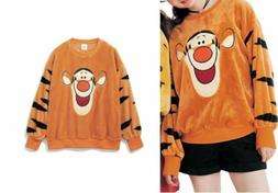 Disney Winnie The Pooh Tigro Unisex Felpa Grande Viso Giappo