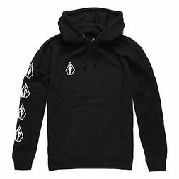 Volcom X Bambina Skateboard Deadly Manica Lunga Cappuccio Pi