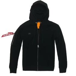 Alpha Industries x-Fit Felpa con Zip e Cappuccio Uomo Giacca