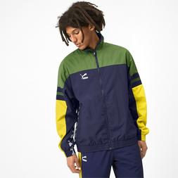 PUMA Xtg Giacca IN Tessuto Uomo Blu Verde Giallo Full Zip Ab